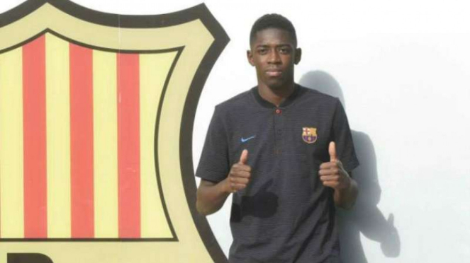 Striker Barcelona, Ousmane Dembele.