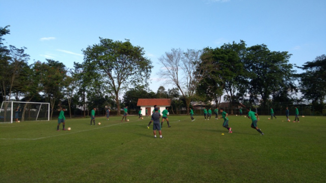 Latihan Timnas Indonesia U-19