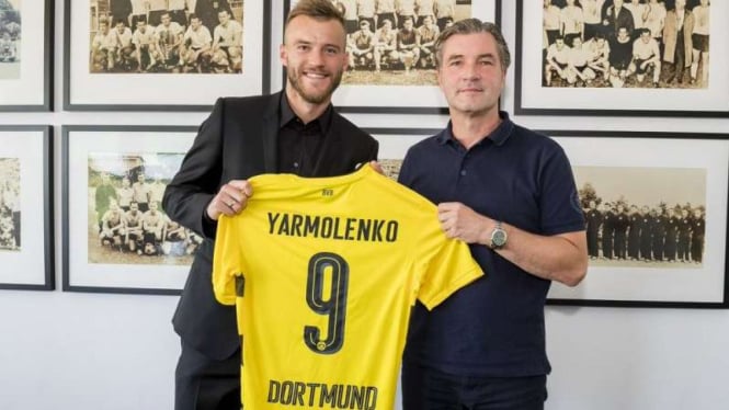Winger baru Borussia Dortmund, Andriy Yarmolenko.