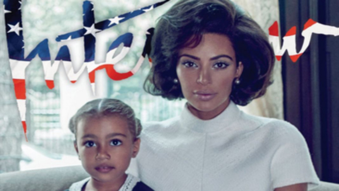 Kim Kardashian dan North West