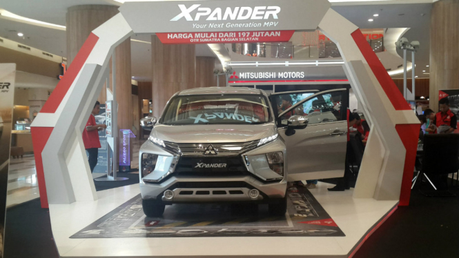 Peluncuran Mitsubishi Xpander di Palembang.