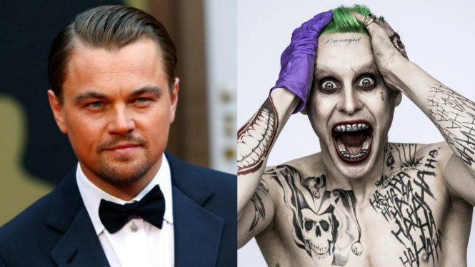 Leonardo DiCaprio dan Jared Leto sebagai Joker
