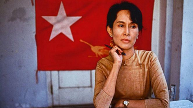 Aung San Suu Kyi.