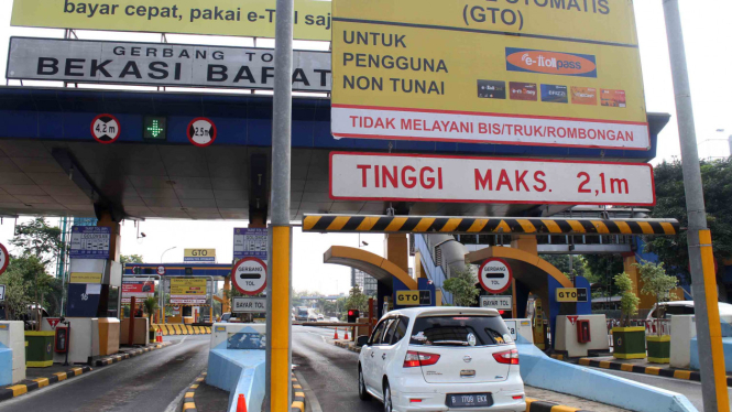 Daftar Pintu  Tol  Jakarta  Cikampek  yang Layani Non Tunai VIVA