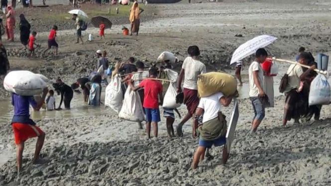 Pengungsi Rohingya.