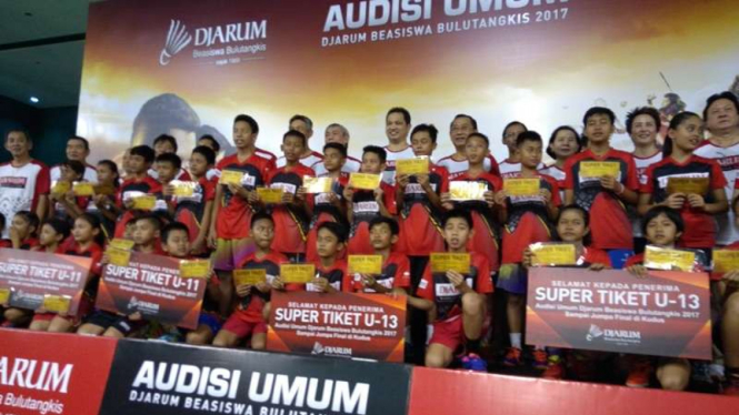 Audisi Umum Djarum Beasiswa Bulutangkis 2017 di Kudus