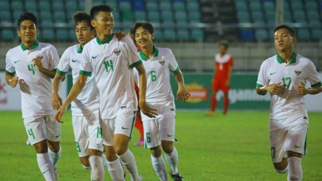 Timnas Indonesia U-19 memetik kemenangan telak atas Filipina U-19