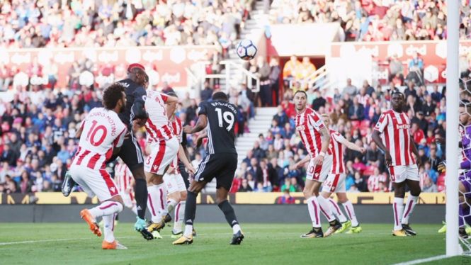 Pertandingan Stoke City vs Manchester United