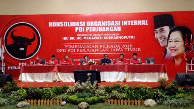 Ketua Umum DPP PDI Perjuangan Megawati lakukan Konsolidasi Internal.