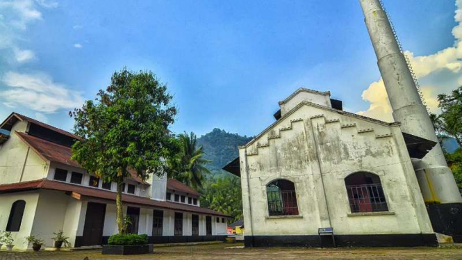 Destinasi wisata kota tua di Sawahlunto, Sumatera Barat.