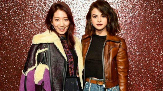 Park Shin Hye dan Selena Gomez.