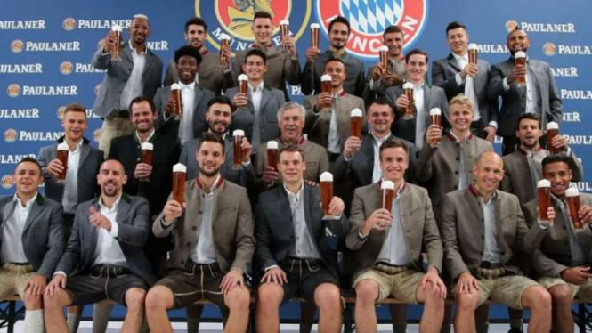 Sesi pemotretan Bayern Munich