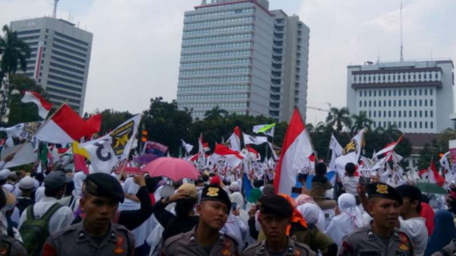 Kader Partai Keadilan Sejahtera di Jakarta. 