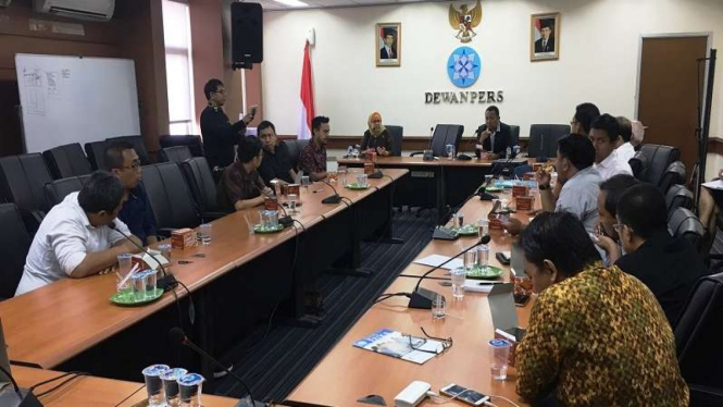 Asosiasi Media Siber Indonesia (AMSI) di Dewan Pers, Senin, 18 September 2017
