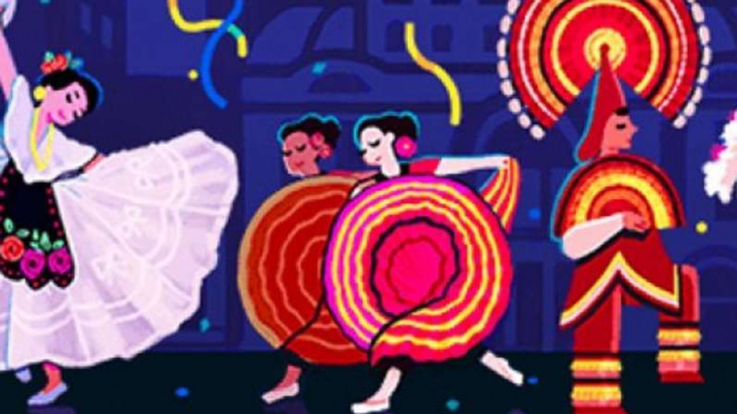 Google Doodle merayakan 100 tahun Amalia Hernandez.