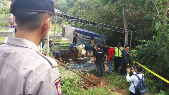 Makam Hilarius, siswa SMA korban 'ajang gladiator' dibongkar