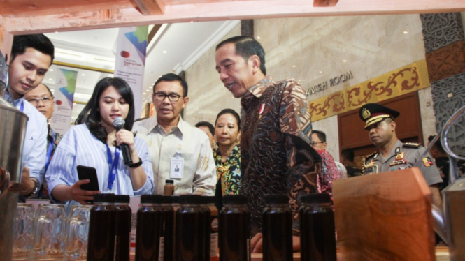 Presiden Joko Widodo Buka IBD Expo 2107