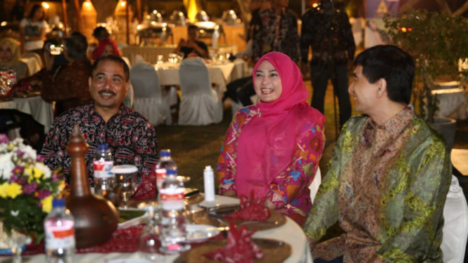 Menteri Pariwisata Arief Yahya bersama Gubernur Banten Wahidin Halim