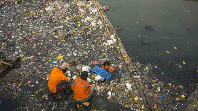 Kondisi sampah di Jakarta