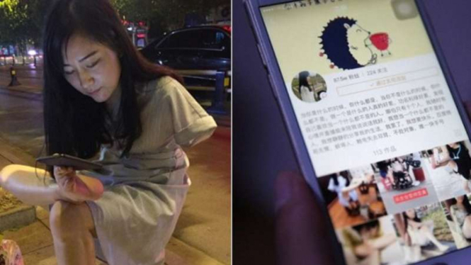 Warga China Jatuh Hati Pada Kegigihan Gadis  Tanpa  Tangan 