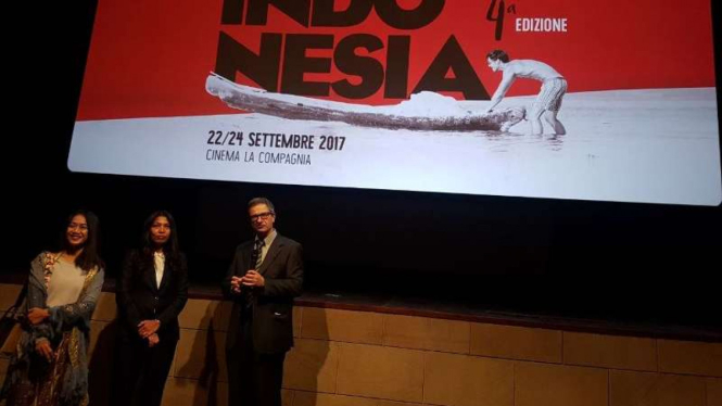 Nia Dinata dalam Festival del Cinema d’Indonesia di Kota Florence, Italia.