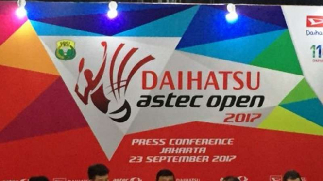 Konferensi pers Daihatsu Astec Open 2017.