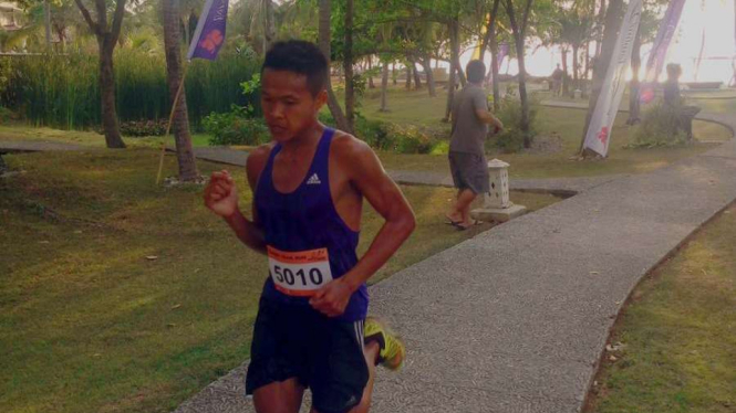 Saepul Rahman juara Sunset Trial Run di Festival Tanjung Lesung.