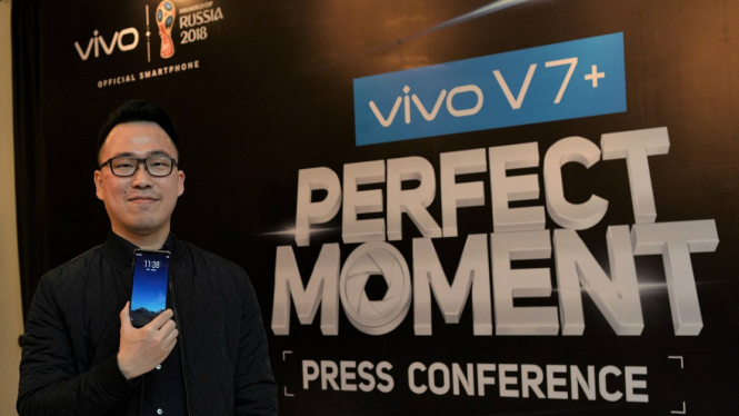 Konferensi pers Vivo V7+ Perfect Moment.