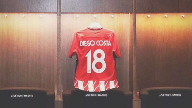 Jersey Atletico Madrid untuk Diego Costa