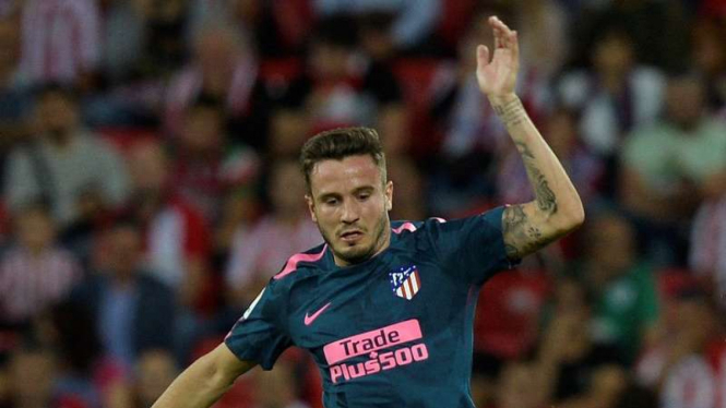 Gelandang muda Atletico Madrid, Saul Niguez