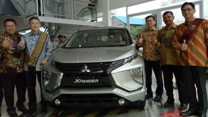 Peresmian diler pertama Mitsubishi di Aceh, Rabu 27 September 2017.