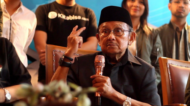 Mantan Presiden BJ Habibie.