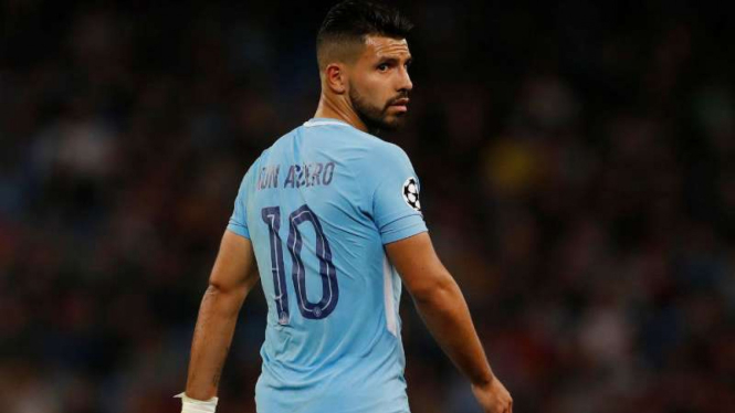 Striker Manchester City, Sergio Aguero