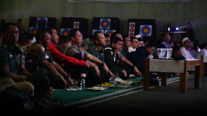 Presiden Joko Widodo saat nonton bareng G30 S/PKI di Bogor