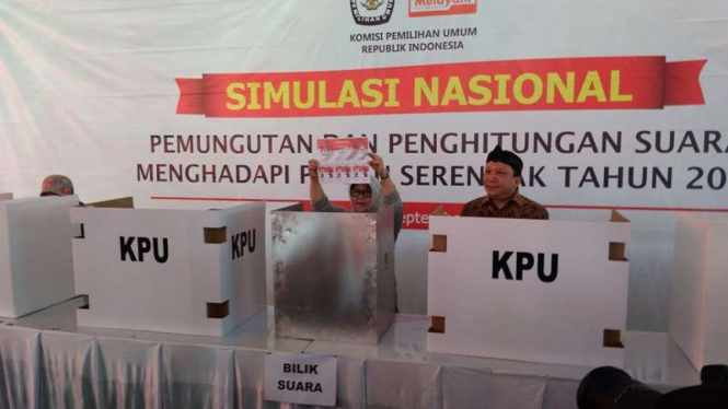 KPU Simulasi Pemilu 2019