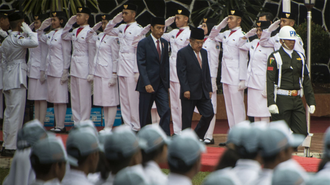 Presiden Jokowi dan Wapres Jusuf Kalla.