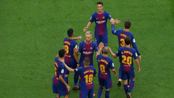 Para pemain Barcelona.