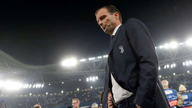 Pelatih Juventus, Massimilano Allegri.