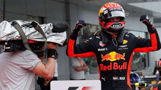 Pembalap Tim Red Bull, Max Verstappen