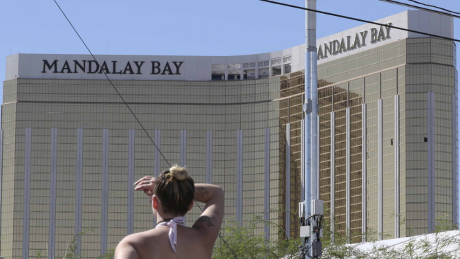 Kamar yang Digunakan Pelaku Penembakan di Las Vegas