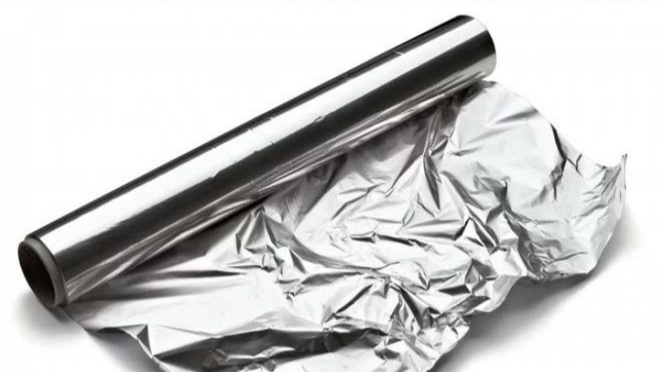 Aluminium foil.