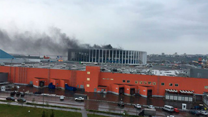 Nizhny Novgorod Stadium kebakaran jelang Piala Dunia 2018