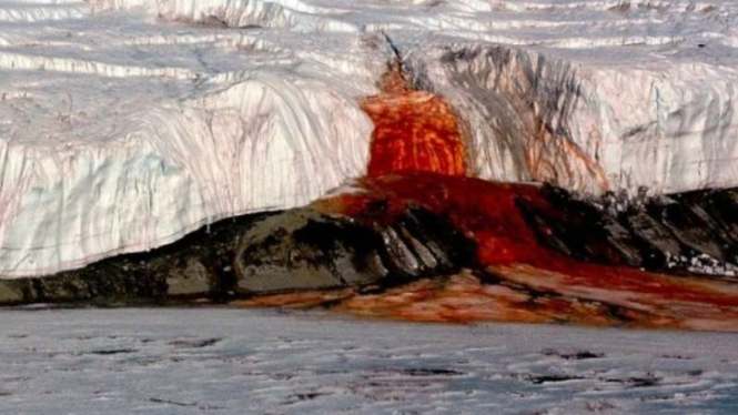 The Mystery of Blood Falls, Blood Falls at the North Pole, Has Been Revealed