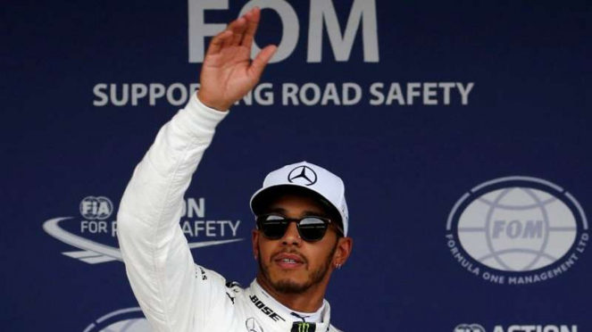 Pembalap asal Inggris, Lewis Hamilton