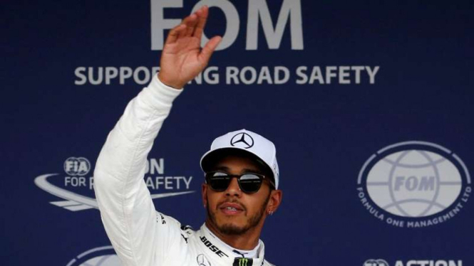 Pembalap asal Inggris, Lewis Hamilton