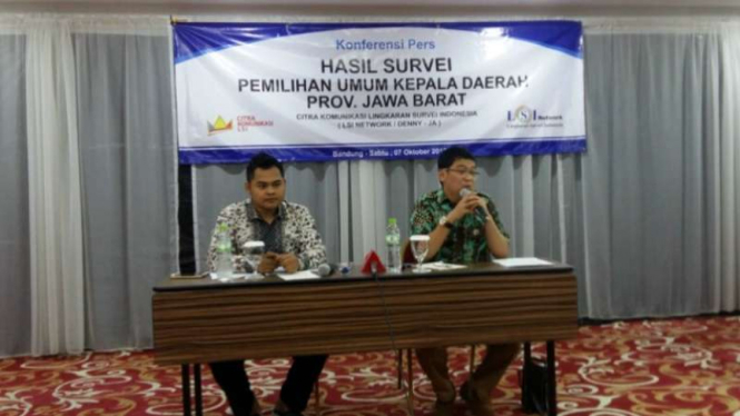 Direktur Eksekutif Citra Komunikasi Lingkaran Survei Indonesia (LSI) Denny JA, Toto Izul Fatah