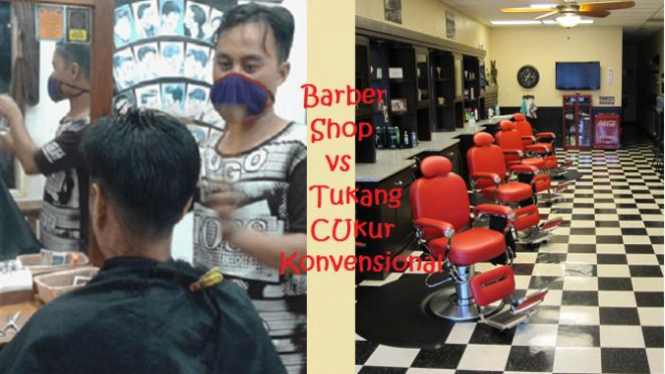 5 Perbedaan Barbershop  dan Cukur  Rambut Konvensional