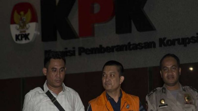 Anggota DPR Komisi XI dari Fraksi Partai Golkar Aditya Moha tersangka di KPK
