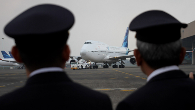 Garuda Indonesia Pensiunkan Pesawat Boeing 747-400
