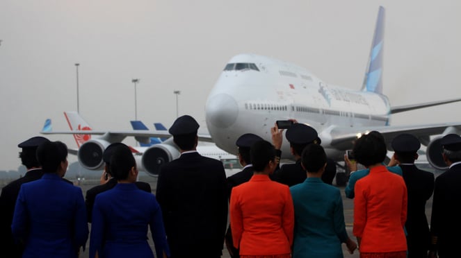 El Budo Indonesia Boeing 747-400 está retirado